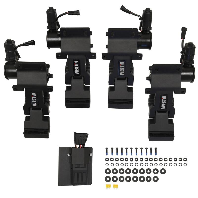 Westin 15-25 Ford F-150 SuperCrew / 17-25 F-250/350 CrewCab Pro-e Running Boards - Tex. Blk