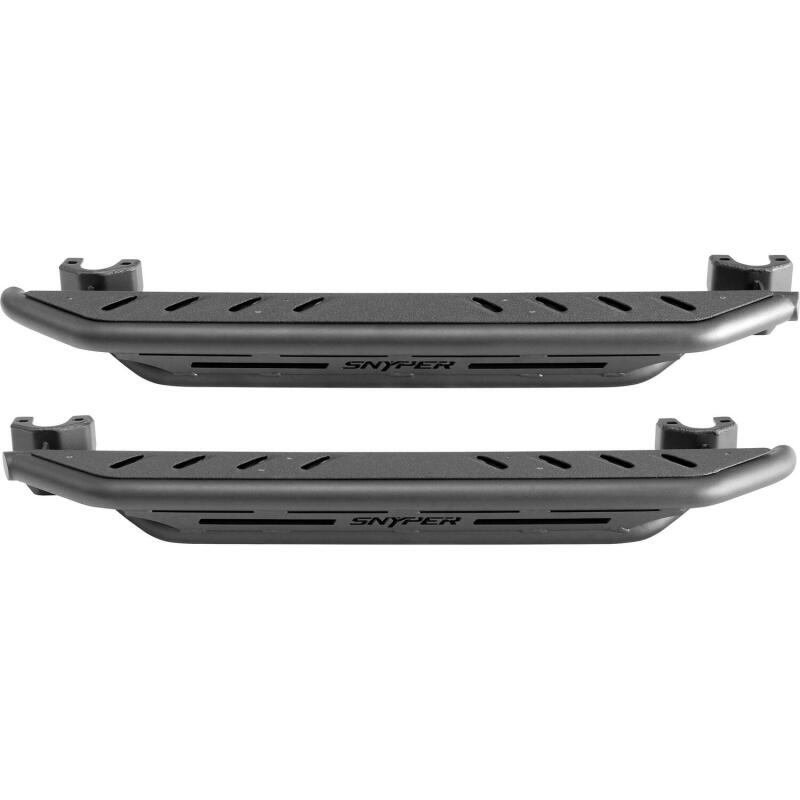 Westin/Snyper 07-17 Jeep Wrangler Triple Tube Rock Rail Steps - Textured Black