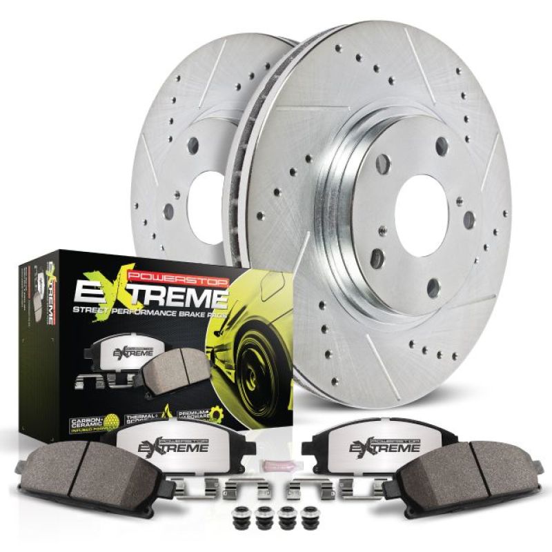 Power Stop 16-19 Chevrolet Camaro Front Z26 Street Warrior Brake Kit