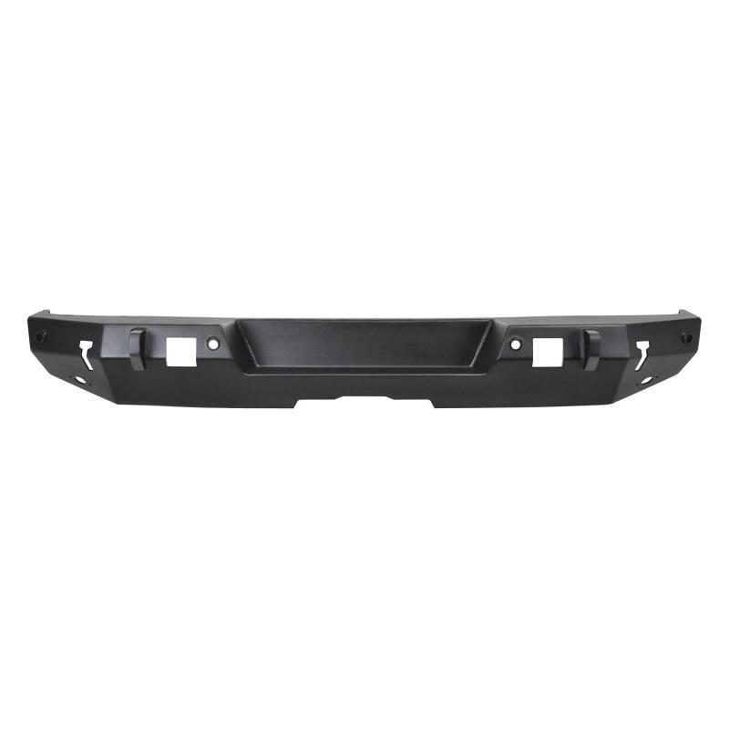 Westin 18-19 Jeep Wrangler JL WJ2 Rear Bumper w/  Sensors (Excl. Wrangler JK) - Textured Black