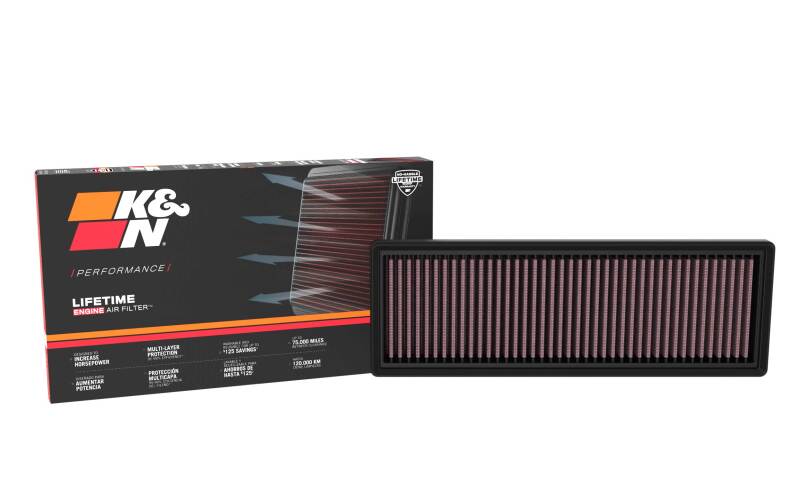 K&N 2024 Ford Mustang 2.3L L4 Drop-In Air Filter