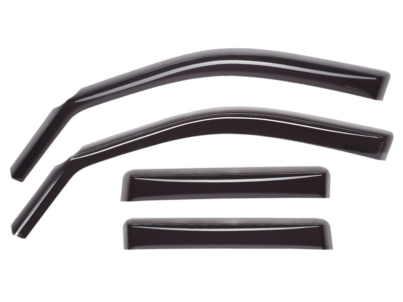 WeatherTech 09+ Ford F-150 Front and Rear Side Window Deflectors - Dark Smoke