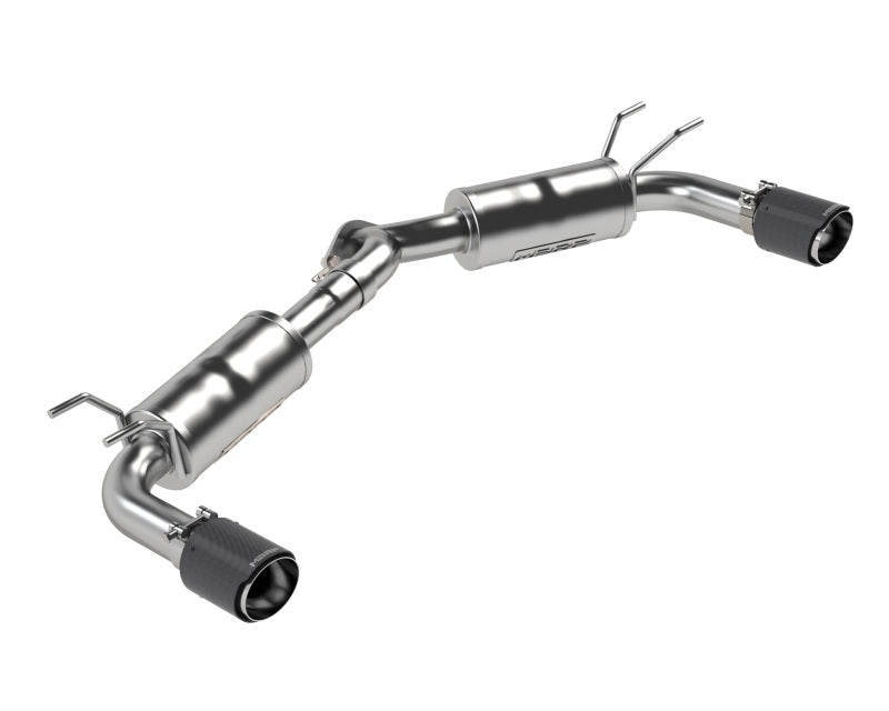 MBRP 19-23 Mazda 3 Hatchback T304SS 2.5in Axle-Back, Dual Rear Exit w/Carbon Fiber Tips