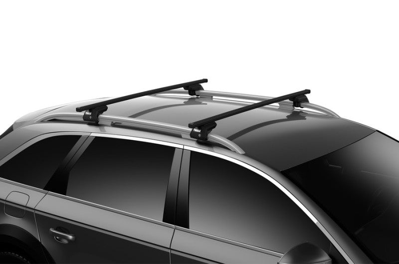 Thule SquareBar 118 Load Bars for Evo Roof Rack System (2 Pack / 47in.) - Black