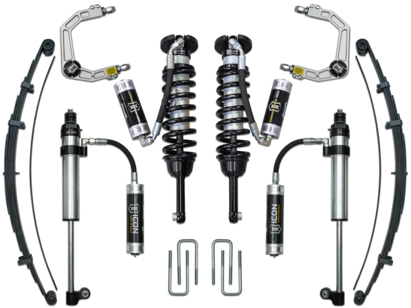 ICON 05-15 Toyota Tacoma 0-3.5in/16-17 Toyota Tacoma 0-2.75in Stage 8 Suspension System w/Billet Uca