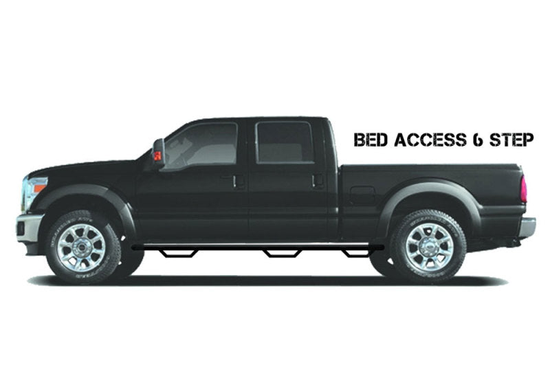 N-Fab Nerf Step 2017 Ford F-250/350 Super Duty Crew Cab 6.75ft Bed - Tex. Black - Bed Access - 3in