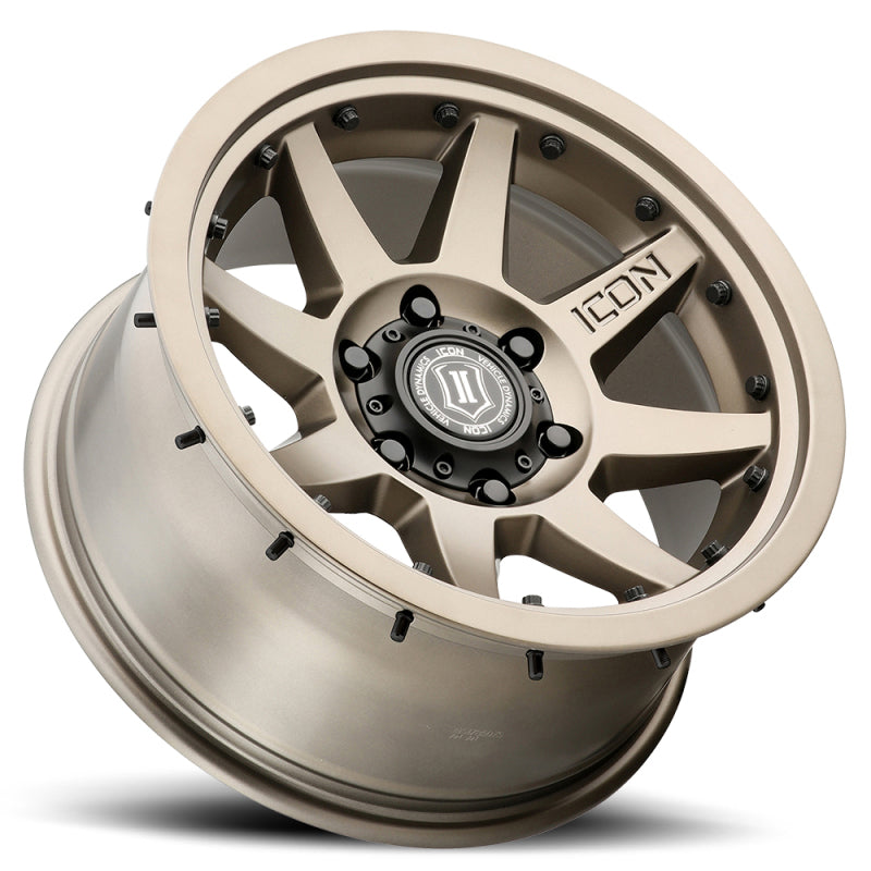 ICON Rebound Pro 17x8.5 5x5 -6mm Offset 4.5in BS 71.5mm Bore Bronze Wheel