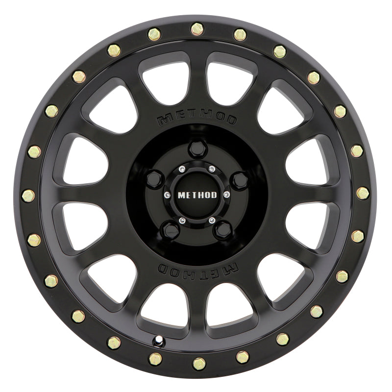 Method MR305 NV 16x8 0mm Offset 5x4.5 83mm CB Matte Black Wheel