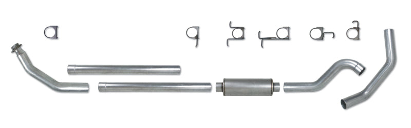 Diamond Eye KIT 4in Turbo Back SGL AL: 98.5-02 DODGE CUMMINS 5.9L