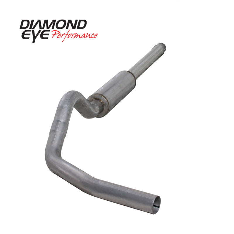 Diamond Eye KIT 4in Catback Single AL: 94-97 FORD 7.3L F250/F350 PWRSTROKE