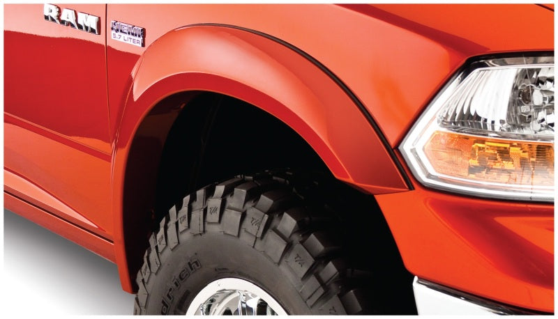 Bushwacker 10-18 Ram 1500 Fleetside Extend-A-Fender Style Flares 4pc 67.4/76.3/96.3in Bed - Black