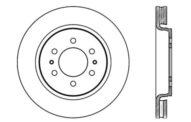 StopTech Slotted & Drilled Sport Brake Rotor