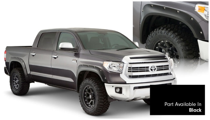 Bushwacker 16-17 Toyota Tundra Fleetside Pocket Style Flares 4pc 66.7/78.7/97.6in Bed - Black