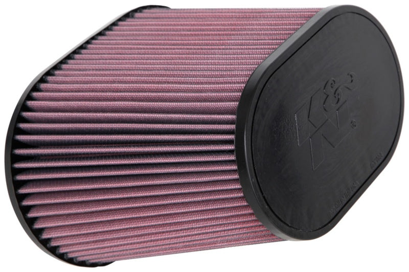 K&N Universal Rubber Filter 4in FLG 9IN x 5-3/4IN B / 7 x 4-1/2IN T / 7-1/2IN H