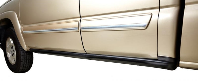 Bushwacker 15-19 Chevrolet Silverado 2500 Trail Armor Rocker Panel + Sill Plate Cvr. - Black