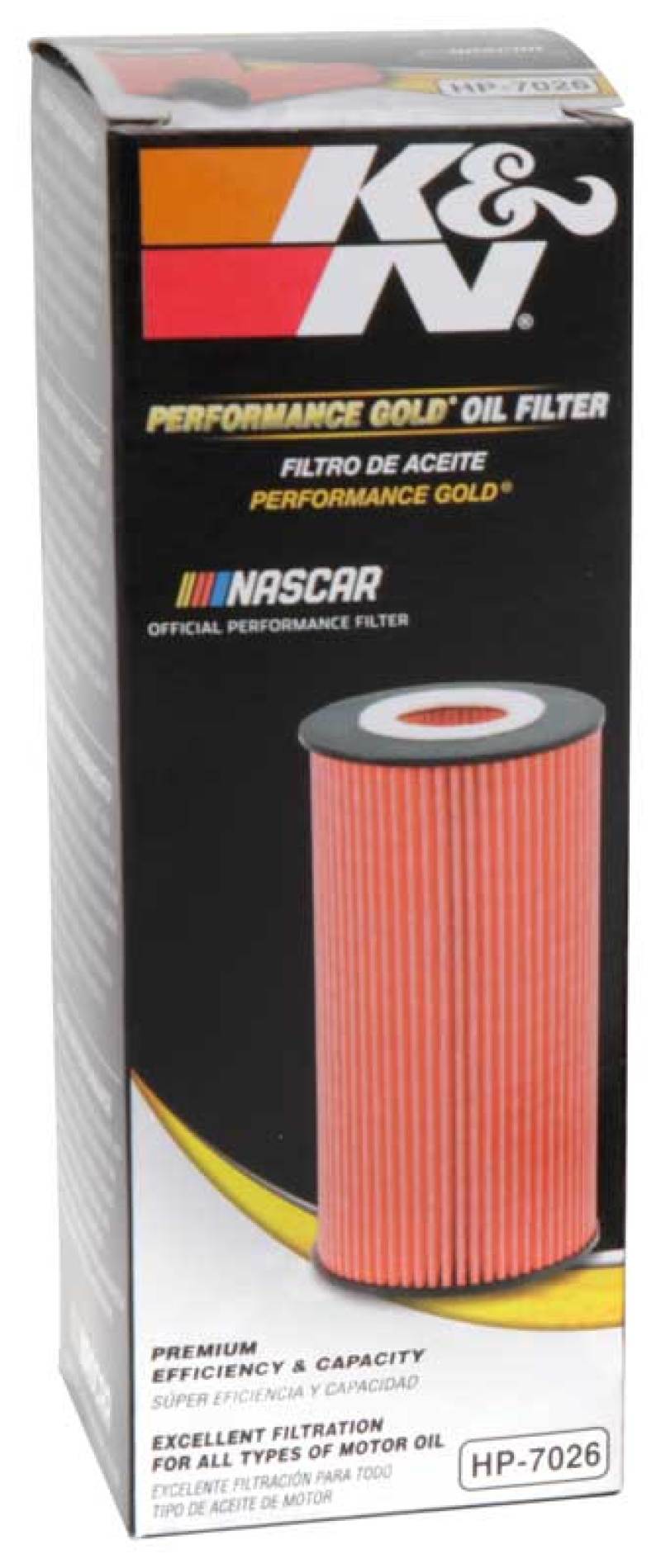 K&N Performance Oil Filter for 14-17 Dodge Durango 3.6L / 14-17 Jeep Grand Cherokee 3.6L