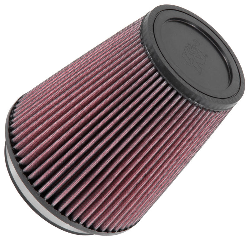 K&N Filter Universal Rubber Filter 5 inch Flange 6 1/2 inch Base 4 3/8 inch Top 7 inch Height